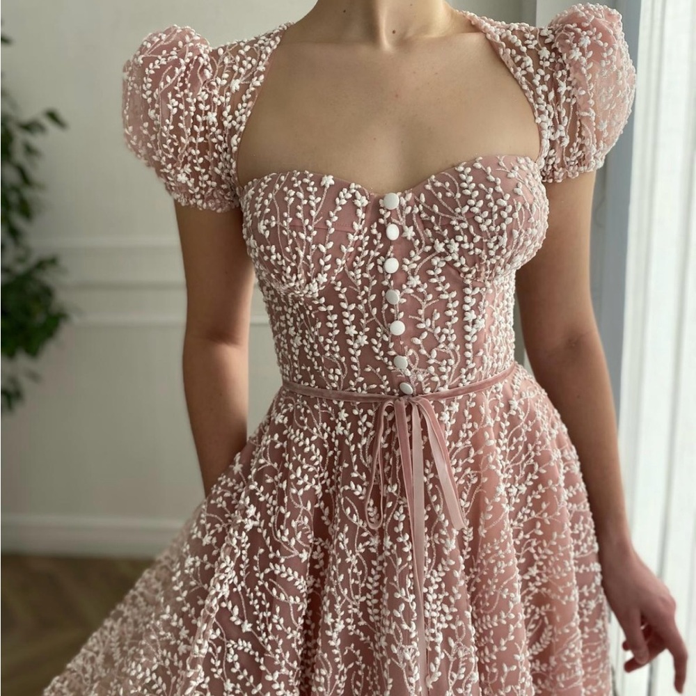 Teuta Matoshi Pink Ivy Dress